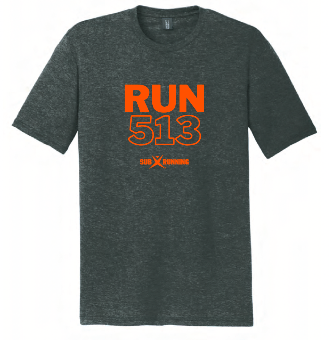 Run 513 Orange Team Spirit T-Shirt – Sub X Running