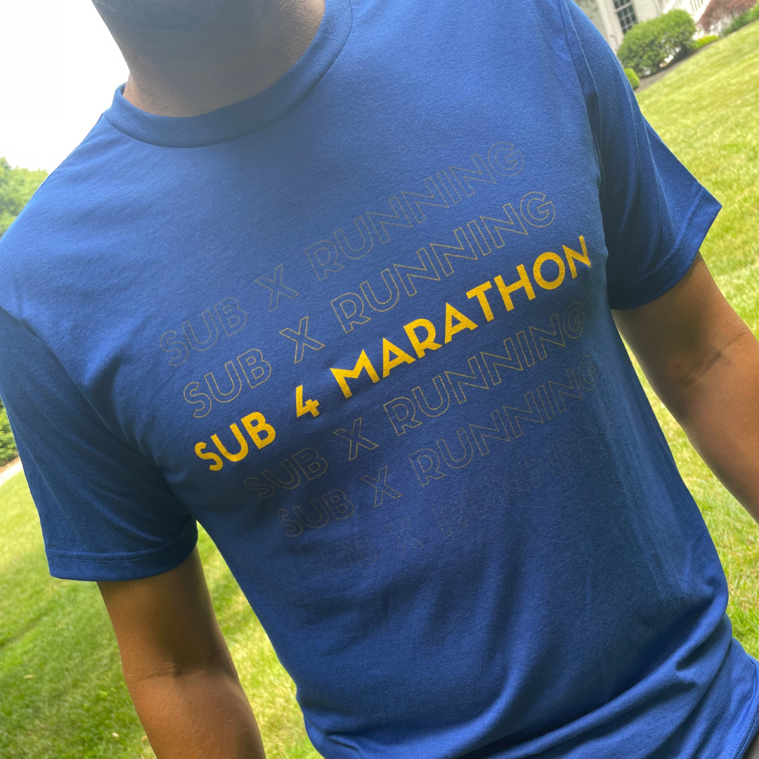 Sub 4 Marathon Achievement Shirt