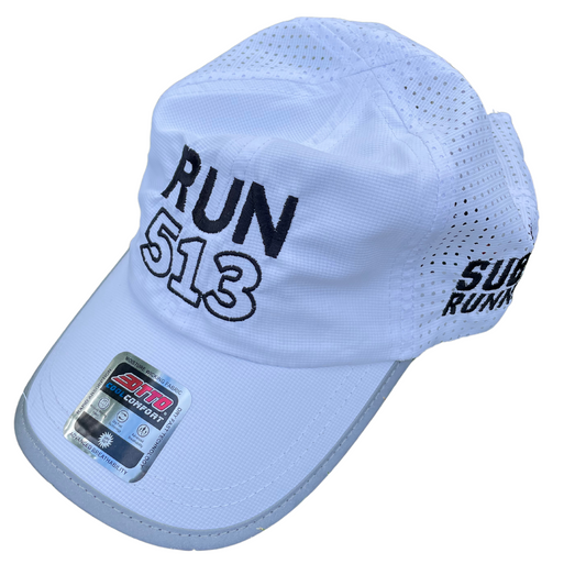 light weight run hat, run 513, reflective run hat