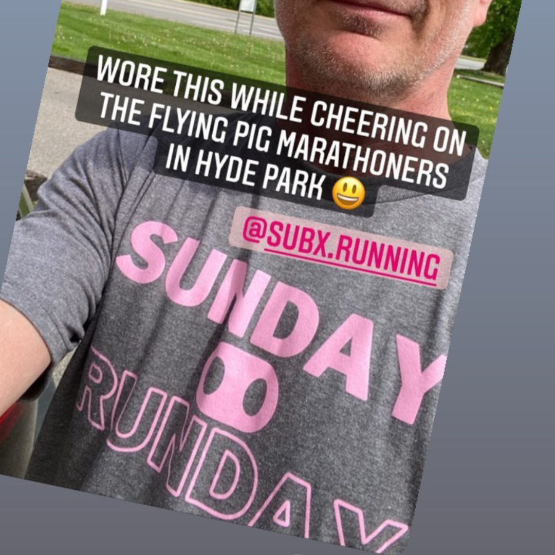 Sunday Runday Flying Pig Inspired