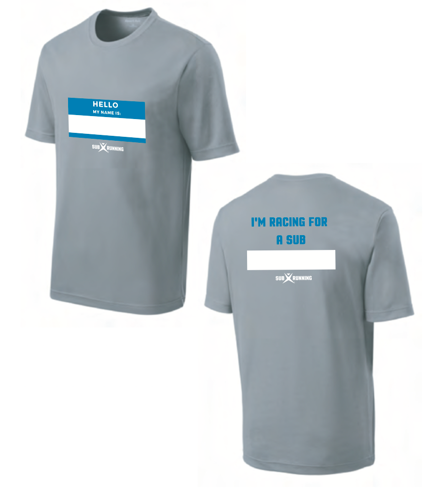 Personalized Running Race Shirt